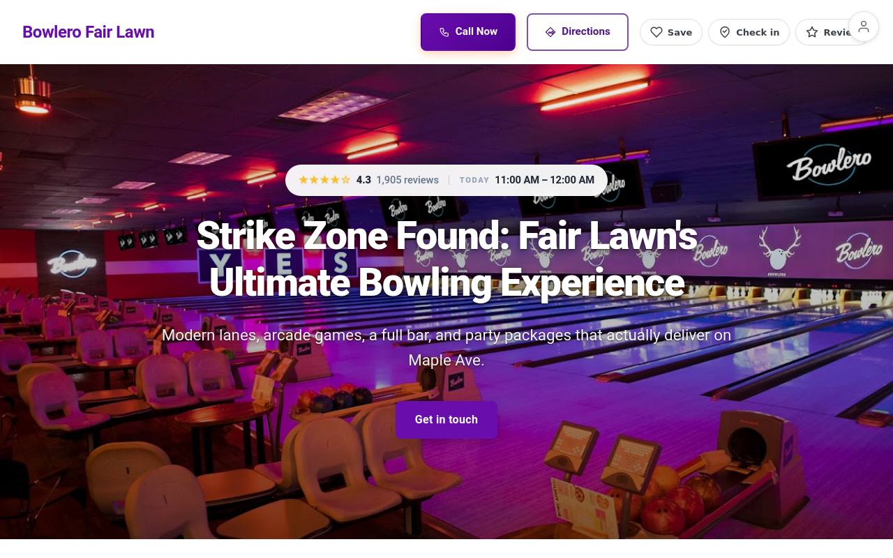 Preview of your live website