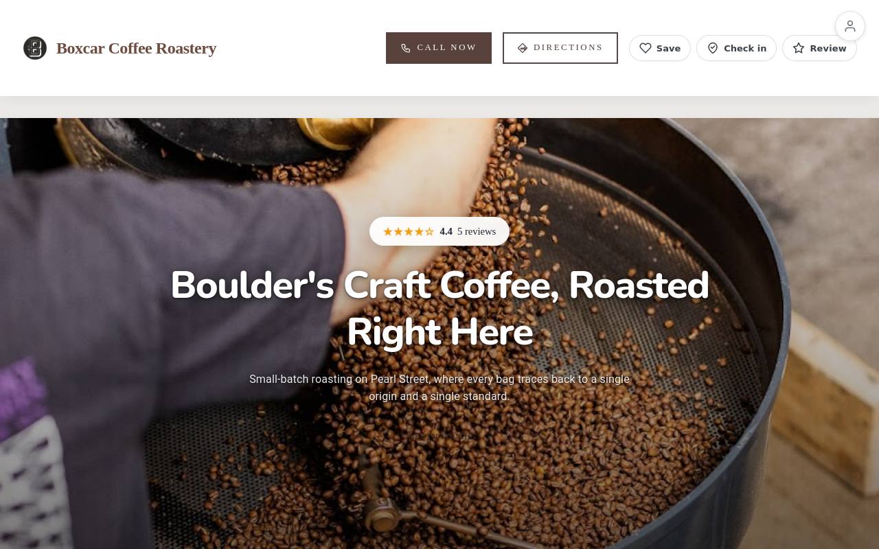 Preview of your live website