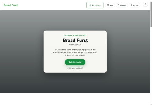 Preview of your live website