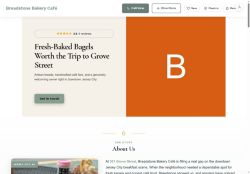 Preview of your live website