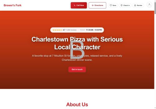 Preview of your live website