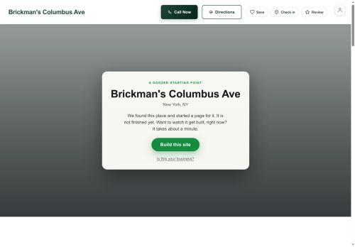 Preview of your live website