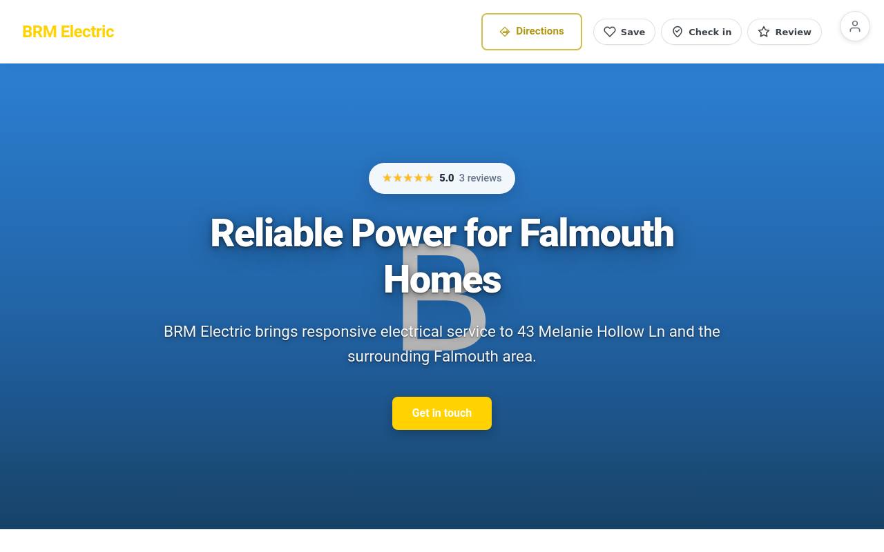 Preview of your live website