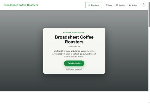 Preview of your live website