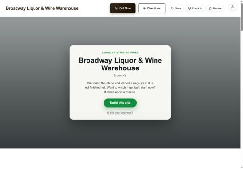 Preview of your live website