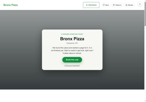 Preview of your live website