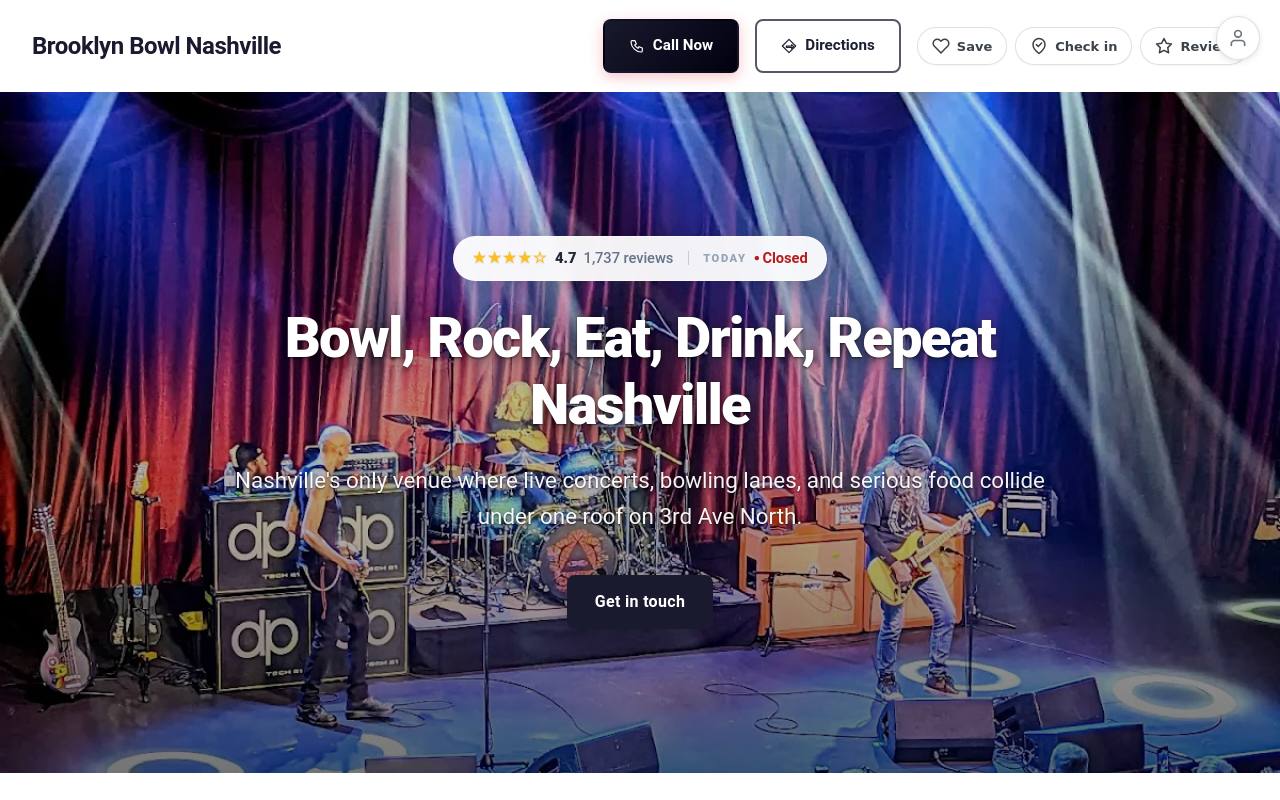 Preview of your live website