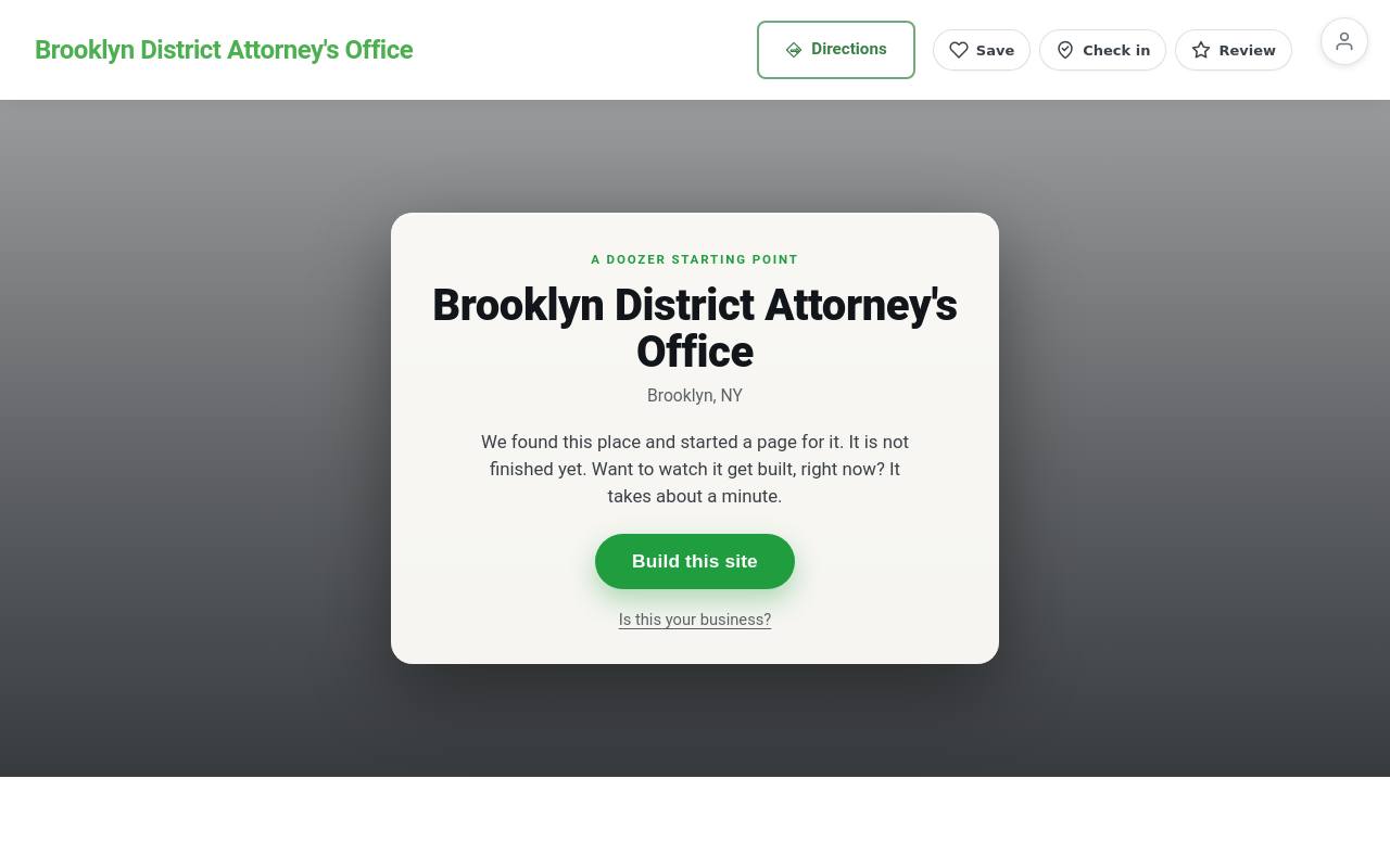 Preview of your live website
