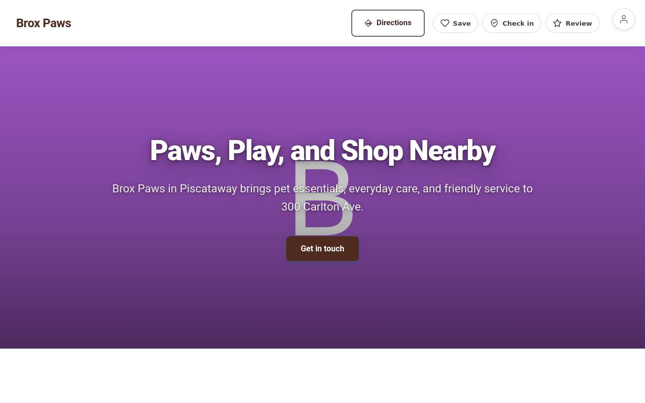 Preview of your live website
