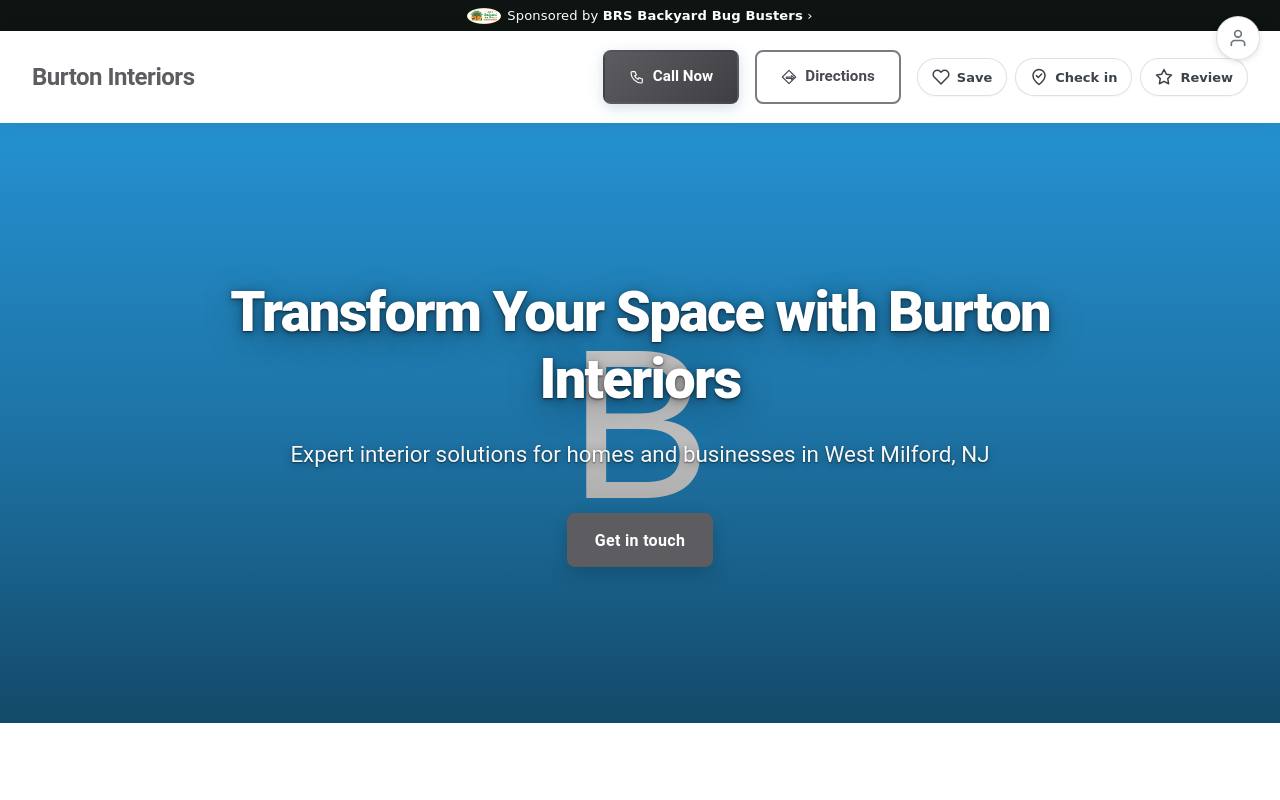 Preview of your live website