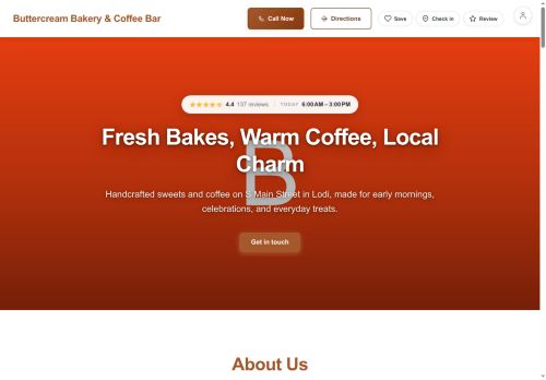 Preview of your live website