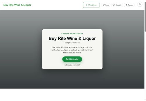 Preview of your live website