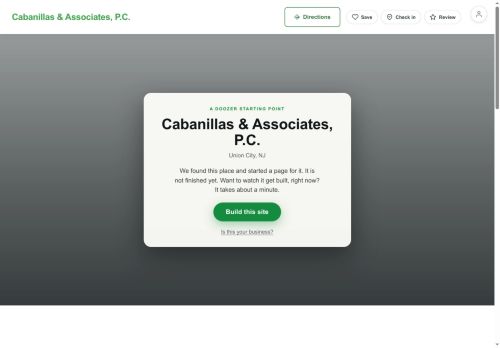 Preview of your live website