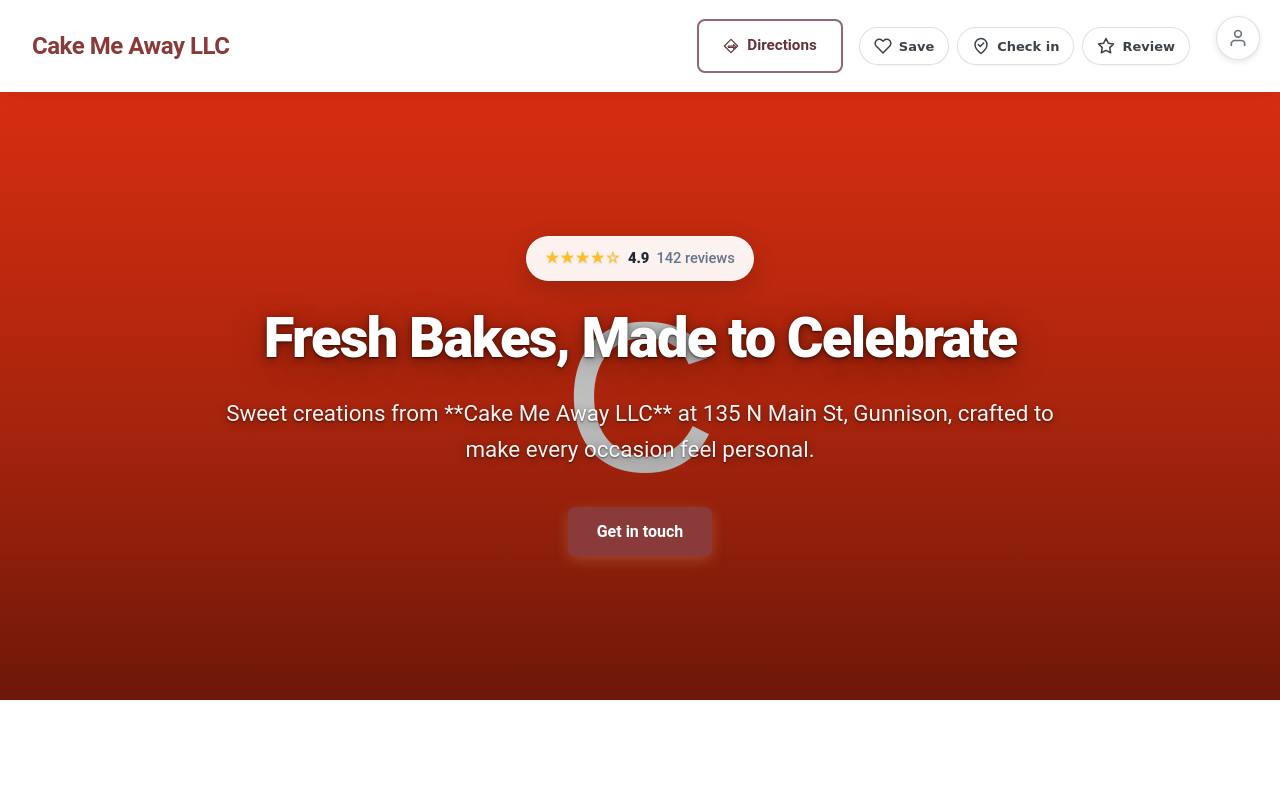 Preview of your live website
