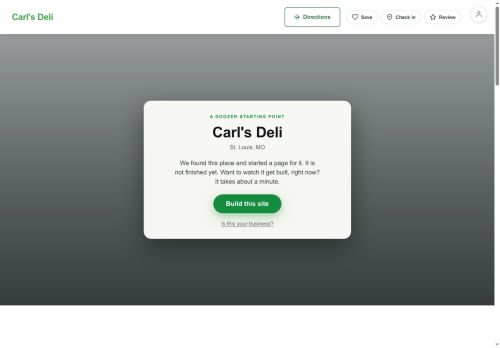 Preview of your live website