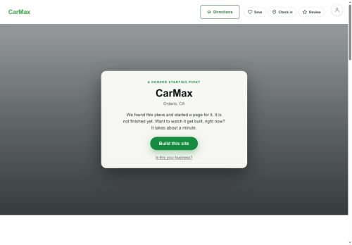 Preview of your live website