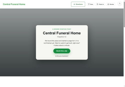 Preview of your live website