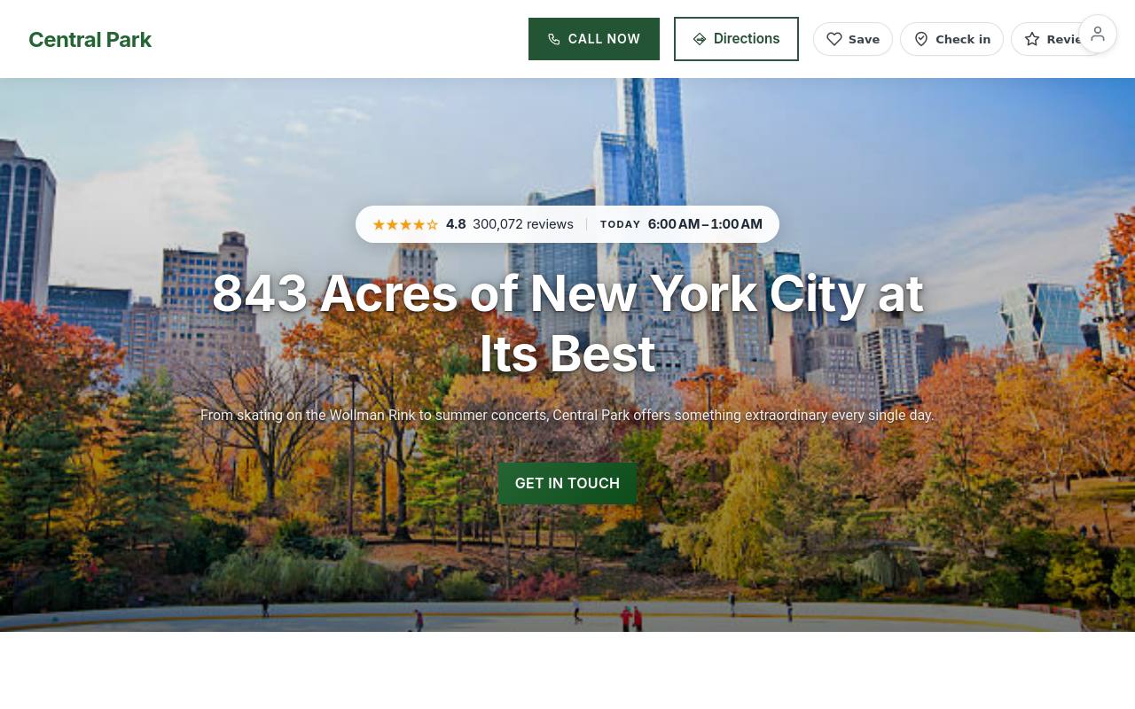 Preview of your live website
