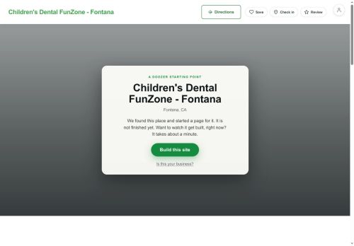 Preview of your live website