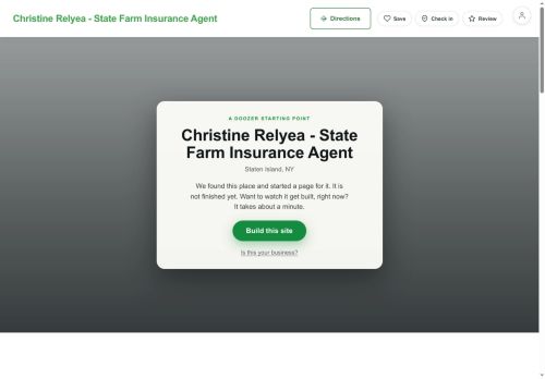 Preview of your live website