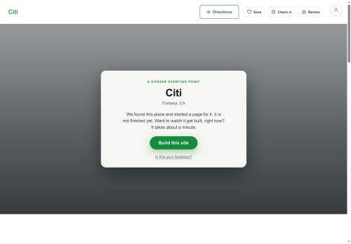 Preview of your live website