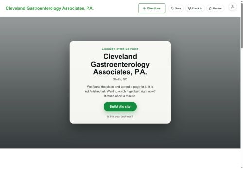 Preview of your live website
