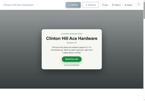 Preview of your live website