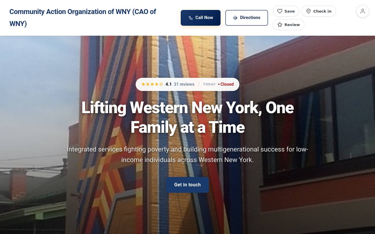 Preview of your live website