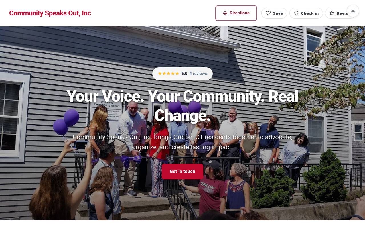 Preview of your live website