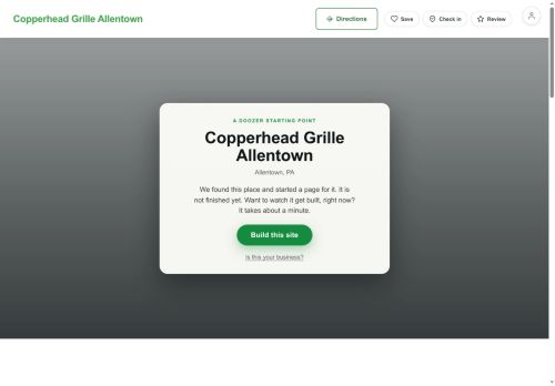 Preview of your live website