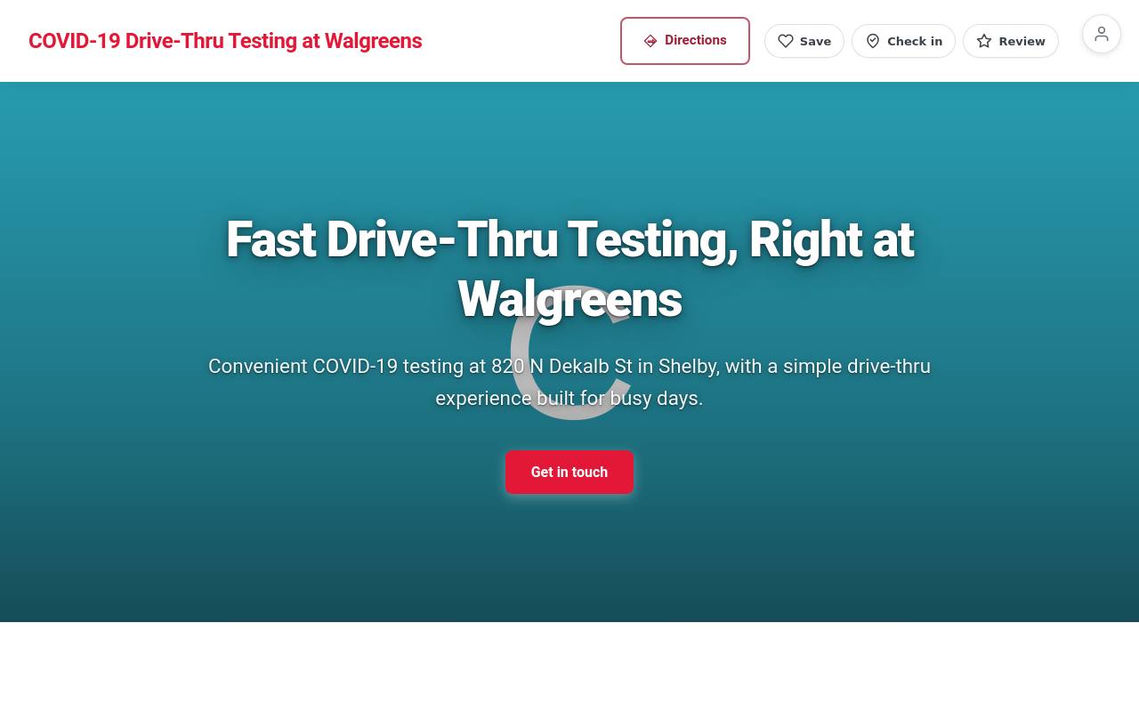 Preview of your live website