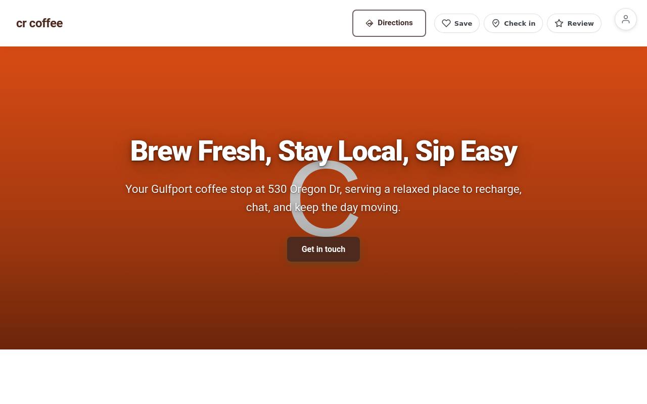Preview of your live website