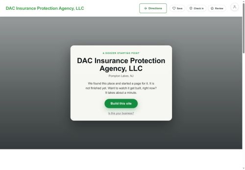 Preview of your live website