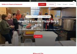 Preview of your live website