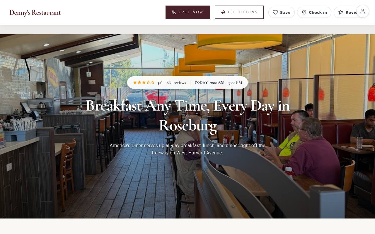 Preview of your live website