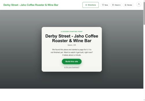 Preview of your live website