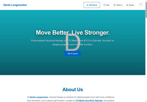Preview of your live website