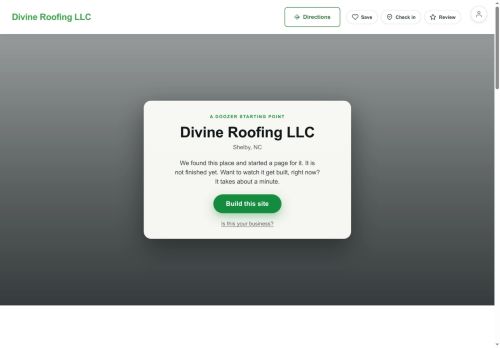Preview of your live website