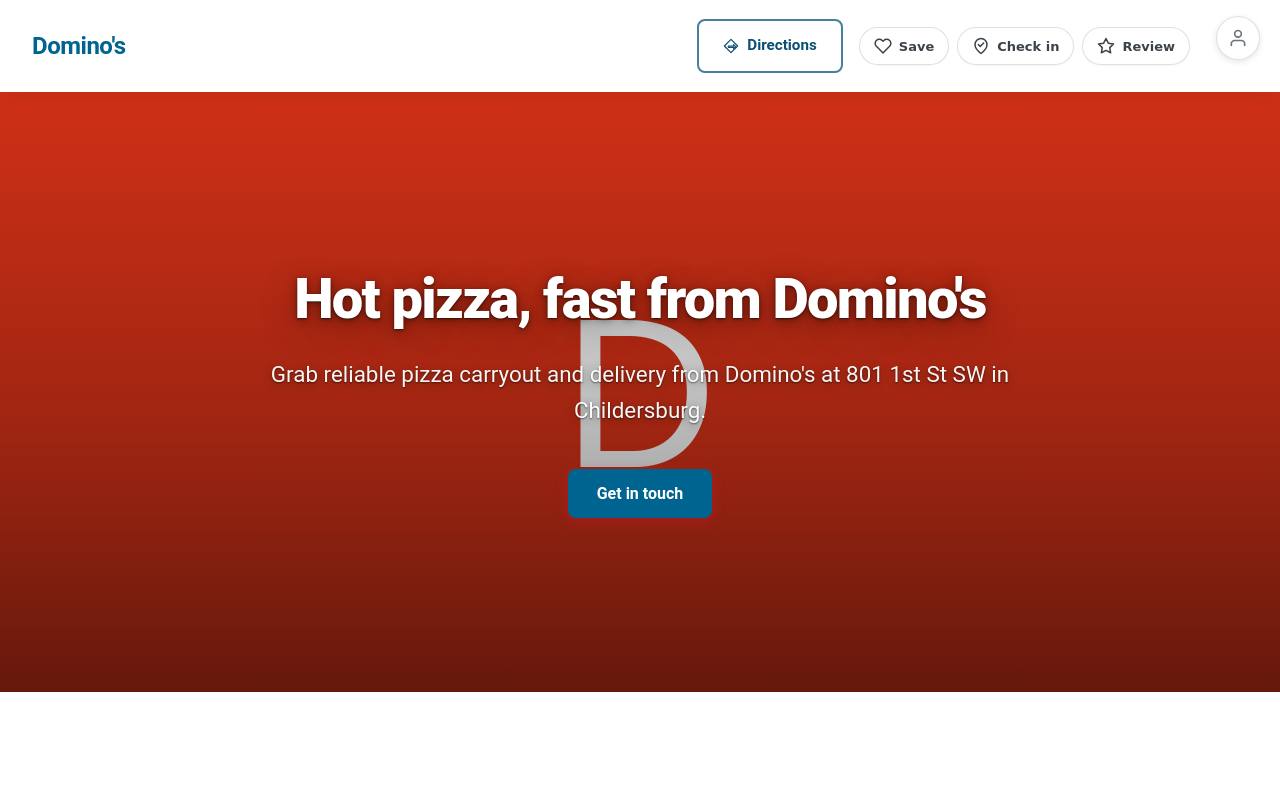 Preview of your live website