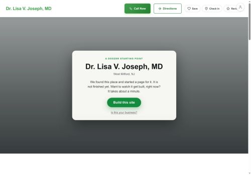 Preview of your live website
