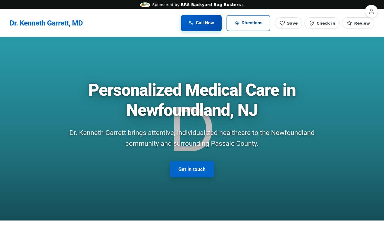 Preview of your live website