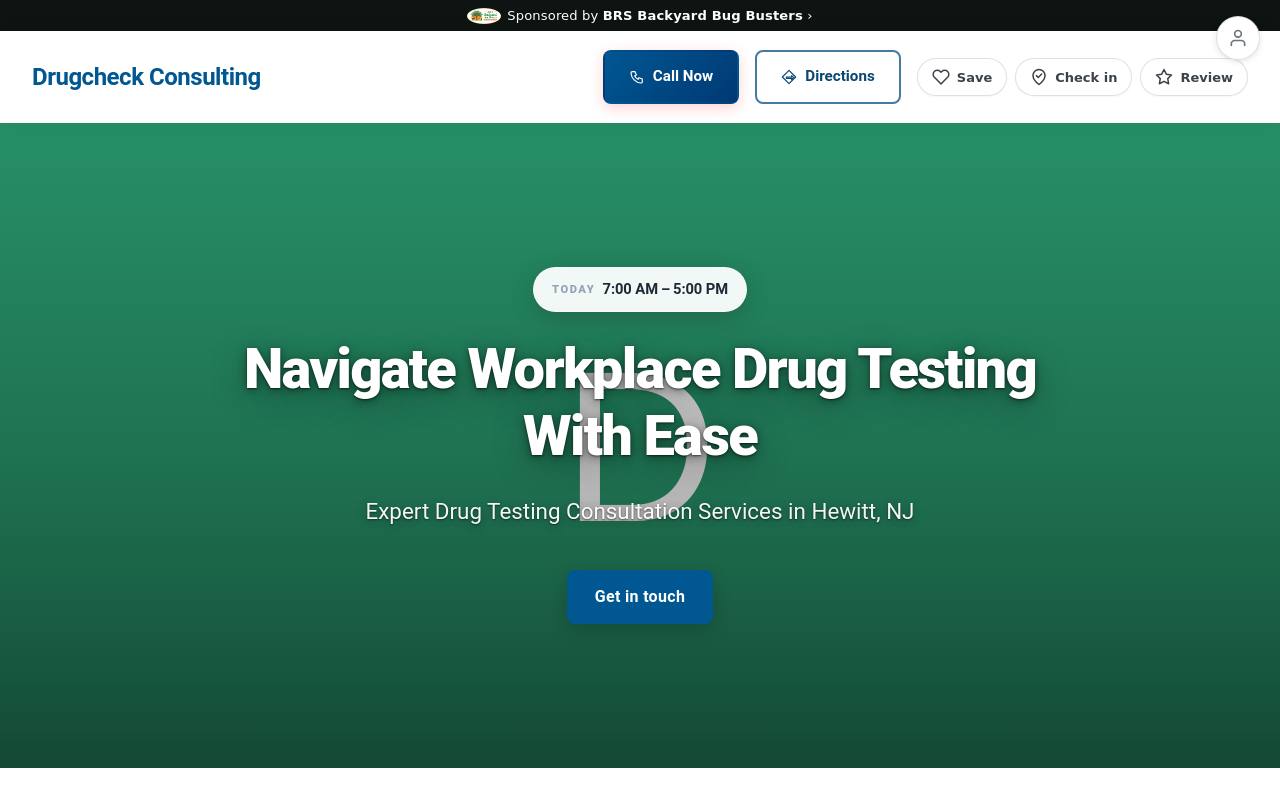 Preview of your live website