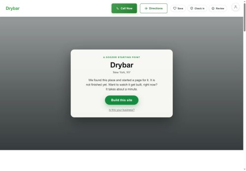 Preview of your live website