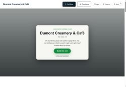Preview of your live website