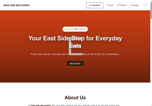 Preview of your live website