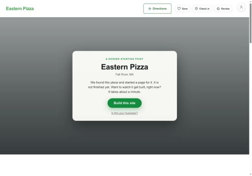 Preview of your live website
