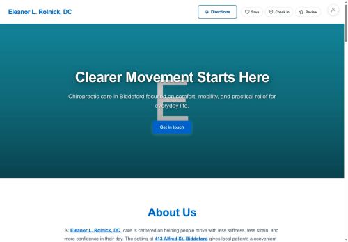 Preview of your live website