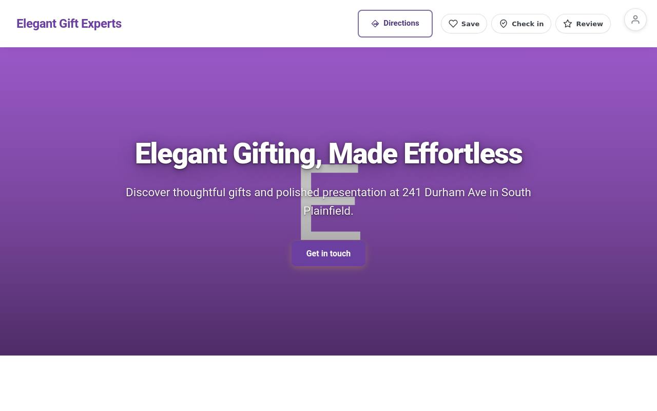 Preview of your live website