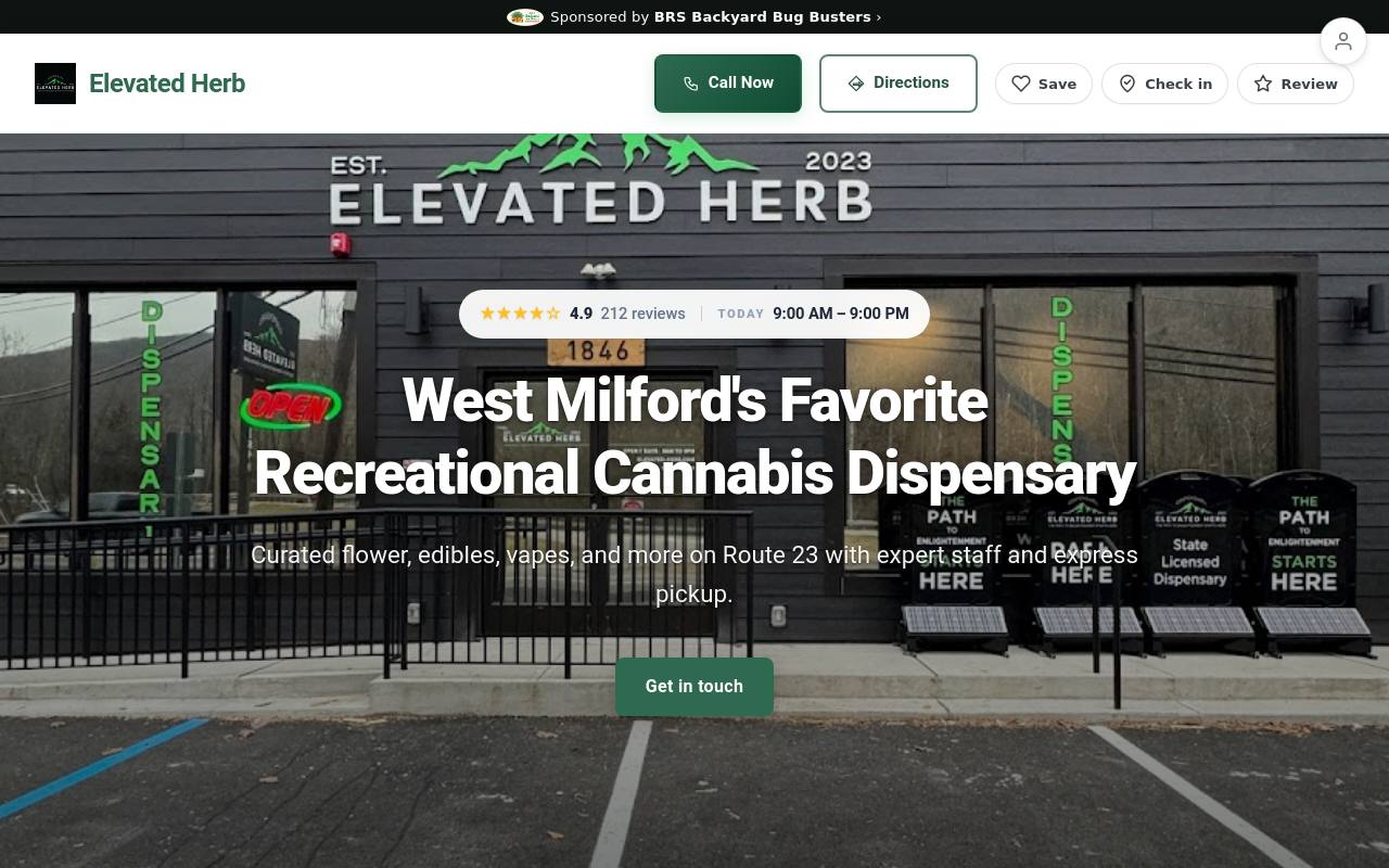 Preview of your live website