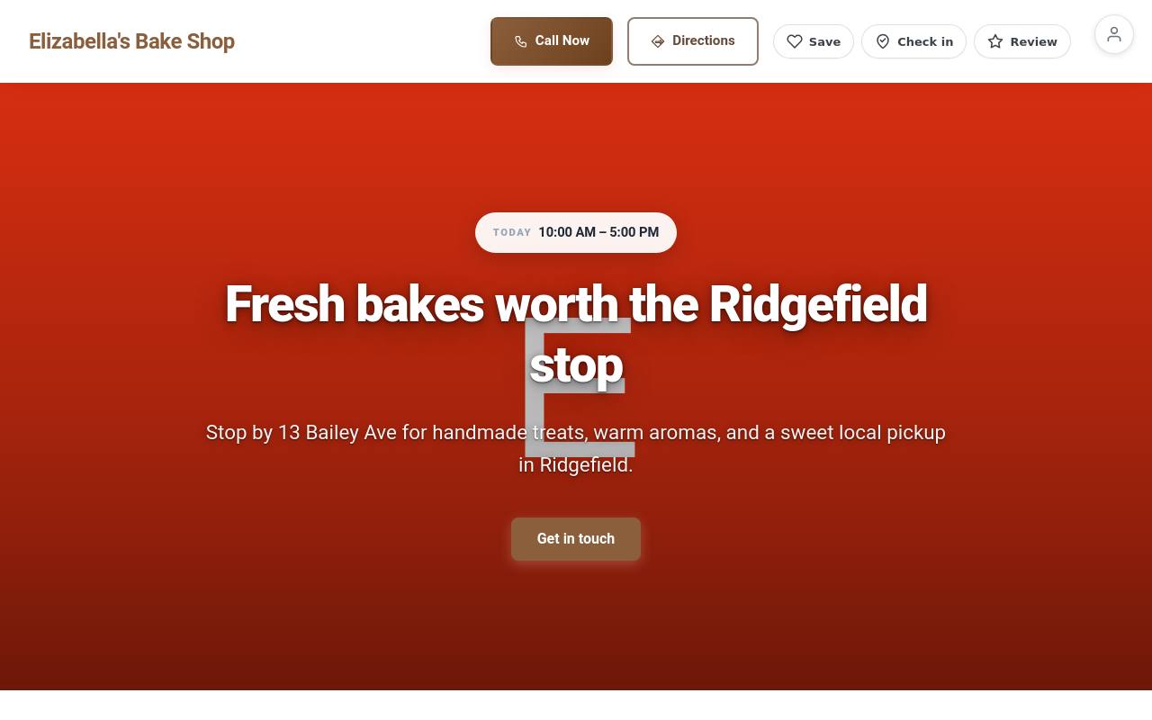 Preview of your live website